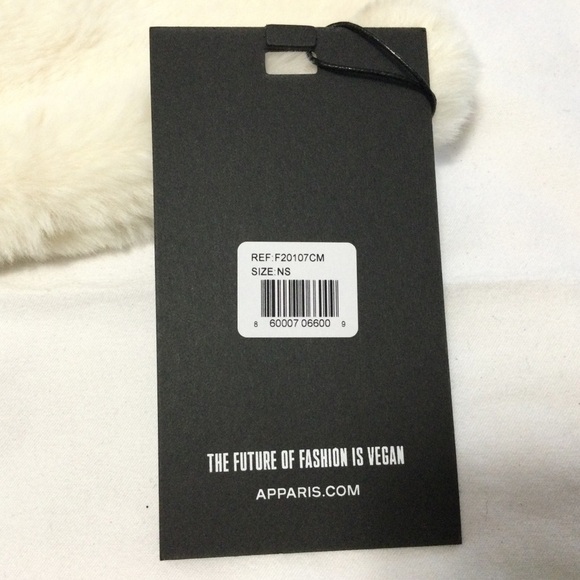 Apparis Bambi Pull Through Faux Fur Scarf - Picture 14 of 16